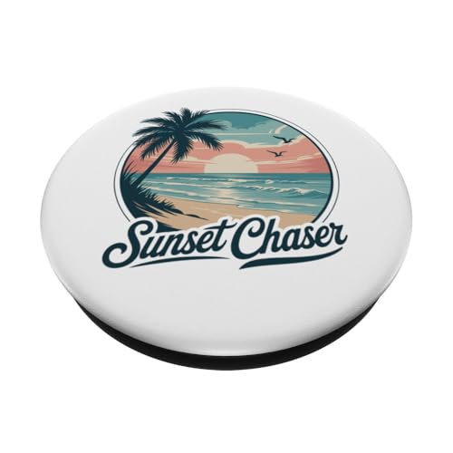 Tropical Beach Sun PopSockets Adhesive PopGrip