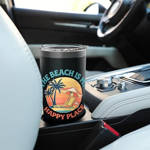 The Beach Is My Happy Place Stainless Steel Insulated Tumbler