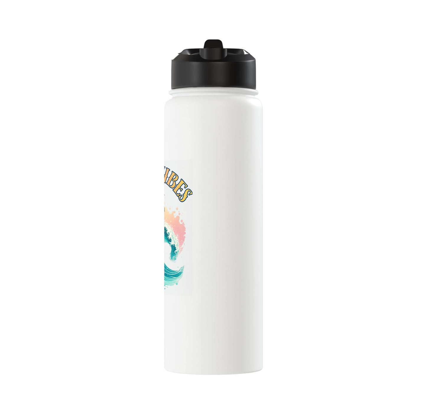 Beach Vibes Stainless Steel Insulated Water Bottle