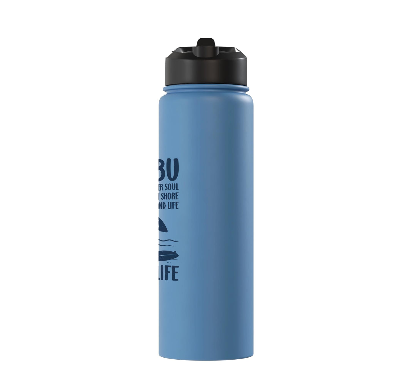 California Memories Malibu Ocean Life Stainless Steel Insulated Water Bottle