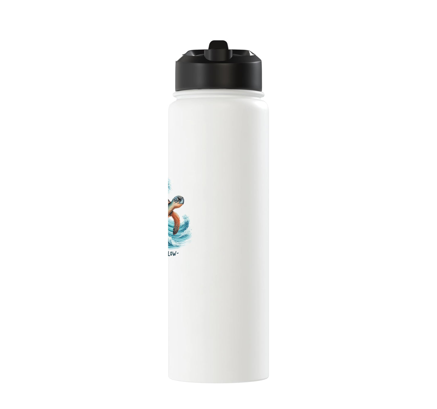 Just Go With The Flow Stainless Steel Insulated Water Bottle