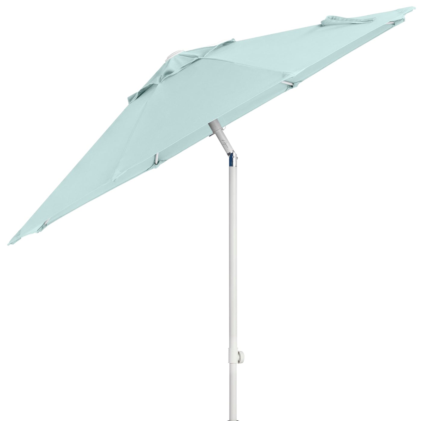 Aqua Outdoors Patio Umbrella – Heavy Duty, Wind-Stable, Adjustable Tilt & Height – Sun Shade for Pool, Deck, Backyard – Rust-Free Frame – Easy Assembly (7.5' Aqua)