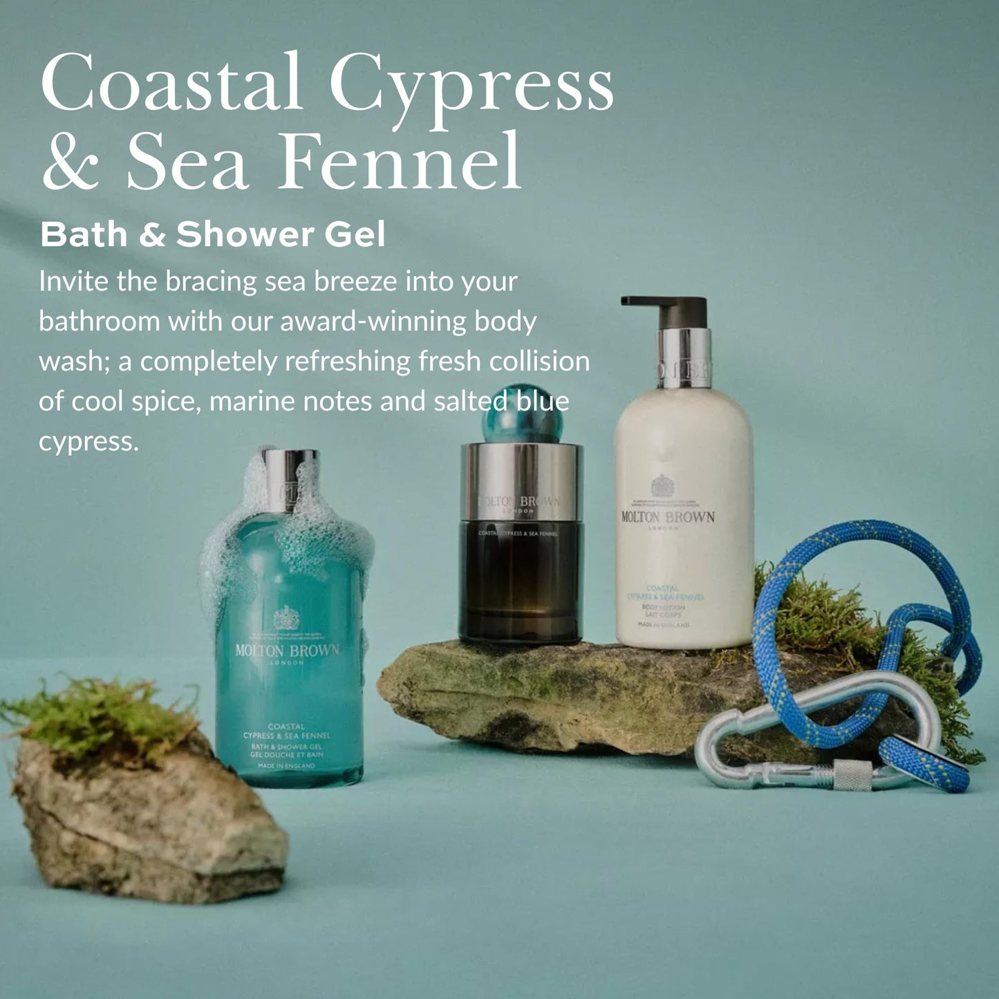 Molton Brown Coastal Cypress & Sea Fennel Body Wash 10 fl. oz.