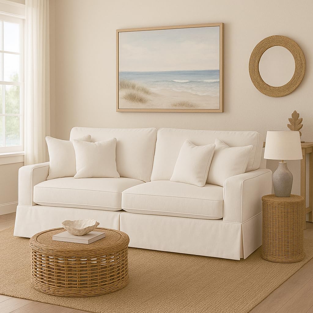 Sunset Trading SU-108500-391081 Americana Slipcovered Sofa