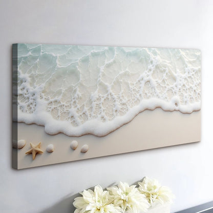 Serene Ocean Wave Coastal Wall Art X