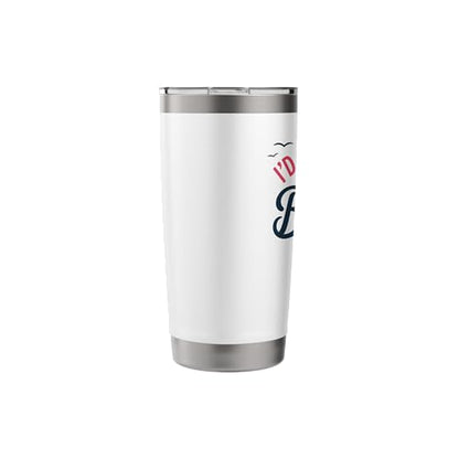 I'd Rather Be At The Beach Stainless Steel Insulated Tumbler