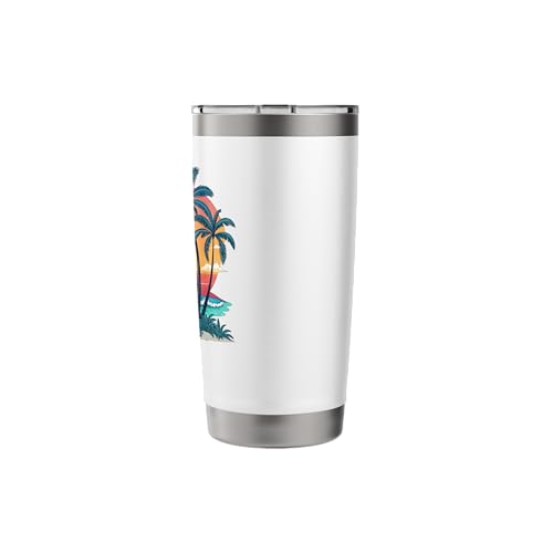 Surfer Sunset Beach Stainless Steel Insulated Tumbler