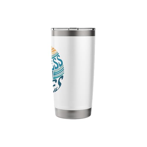 Happiness Comes In Waves Stainless Steel Insulated Tumbler