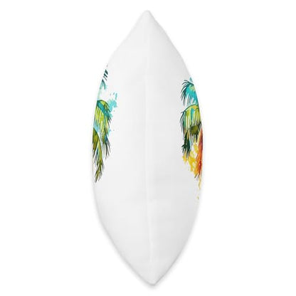 Palm Tree Throw Pillow