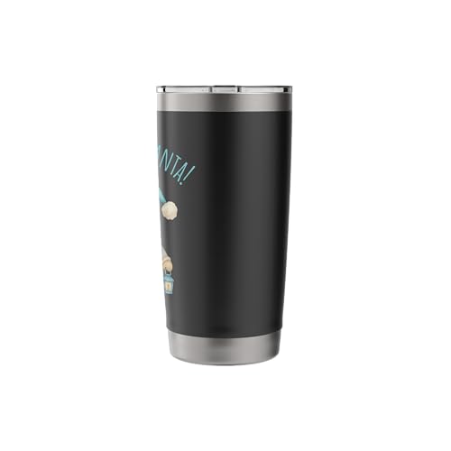 Surf's Up Santa Funny Christmas Gnome Stainless Steel Insulated Tumbler
