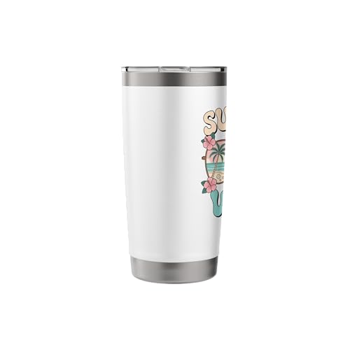 Summer Vibes Tropical Stainless Steel Insulated Tumbler