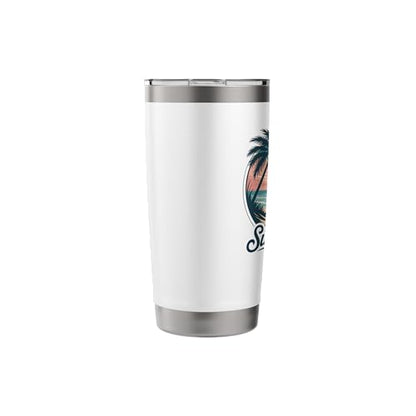 Tropical Beach Sun Stainless Steel Insulated Tumbler