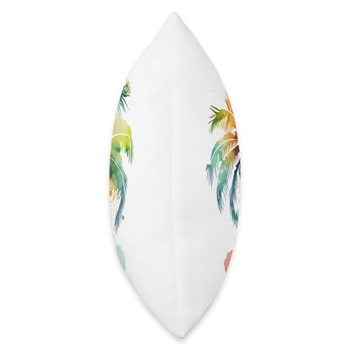 Palm Tree Throw Pillow