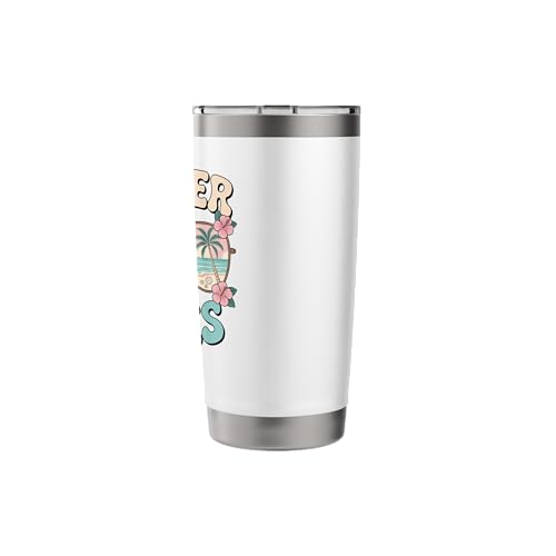 Summer Vibes Tropical Stainless Steel Insulated Tumbler