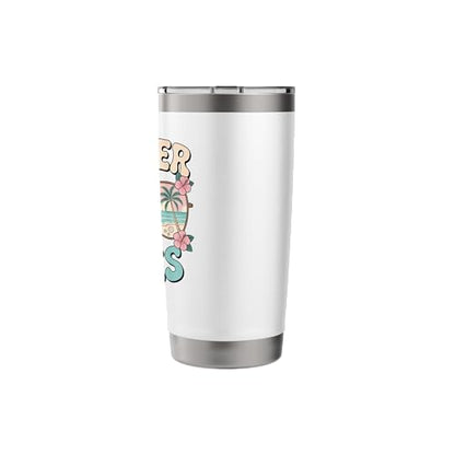 Summer Vibes Tropical Stainless Steel Insulated Tumbler