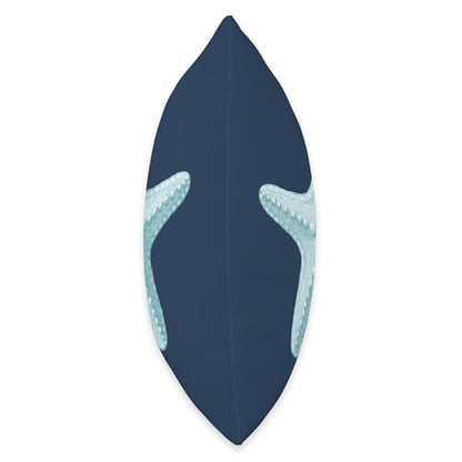 Coastal Starfish Throw Pillow