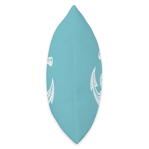 Nautical Anchor Throw Pillow