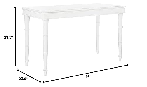 Safavieh Home Office Noely Modern Coastal White 1-drawer Writing Desk
