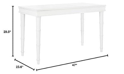 Safavieh Home Office Noely Modern Coastal White 1-drawer Writing Desk