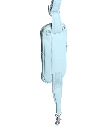 STANLEY Cross Bottle Essentials Case Midi | Phone, Wallet, Keys Holder for Water Bottle | Faux Leather Accessory Pouch for Carry All Strap | Tumbler Cup Accessories | BPA-Free | Seafoam