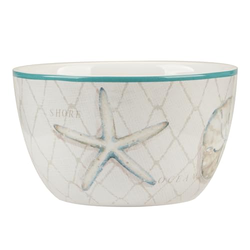 Certified International Ocean View 5.25" Ice Cream/Dessert Bowls,Set of 4