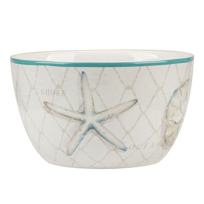 Certified International Ocean View 5.25" Ice Cream/Dessert Bowls,Set of 4