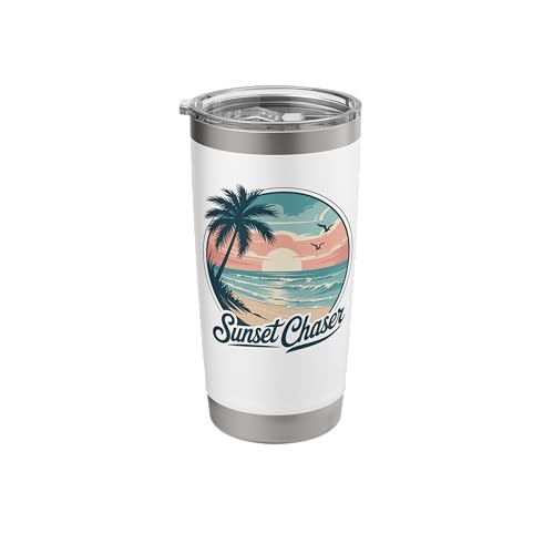 Tropical Beach Sun Stainless Steel Insulated Tumbler