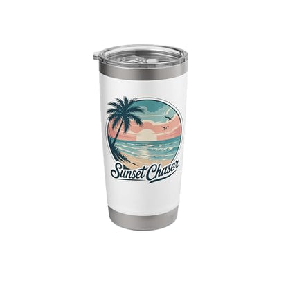 Tropical Beach Sun Stainless Steel Insulated Tumbler