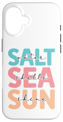 Saltwater Seashells Sunshine Case for iPhone 16