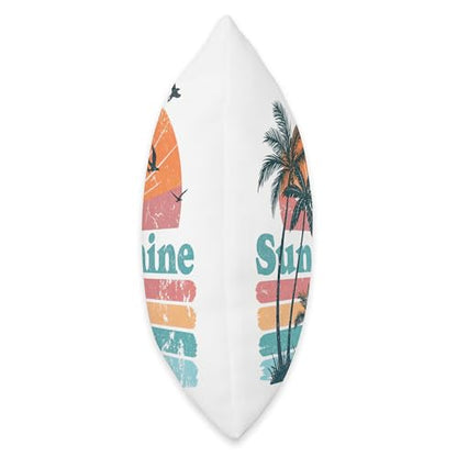 Sunshine Tropical Throw Pillow