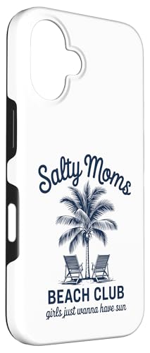 Salty Mom's Beach Club Case for iPhone 16