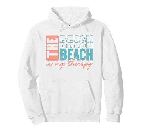 The Beach Is My Therapy Pullover Hoodie