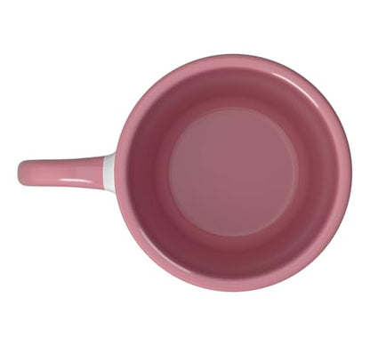 Paradise Summer Tropical Ceramic Mug, Pink/White