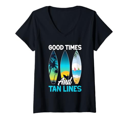 Womens Good Times V-Neck T-Shirt