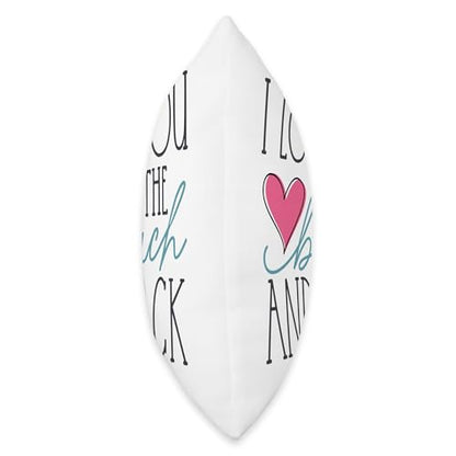 I Love You To The Beach And Back Throw Pillow