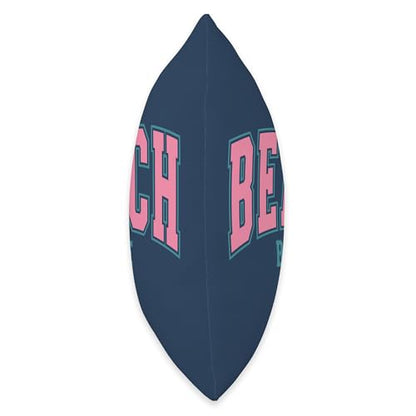 Beach Babe Varsity Throw Pillow