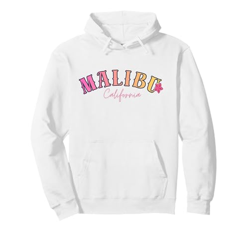 Malibu California Tropical Pullover Hoodie