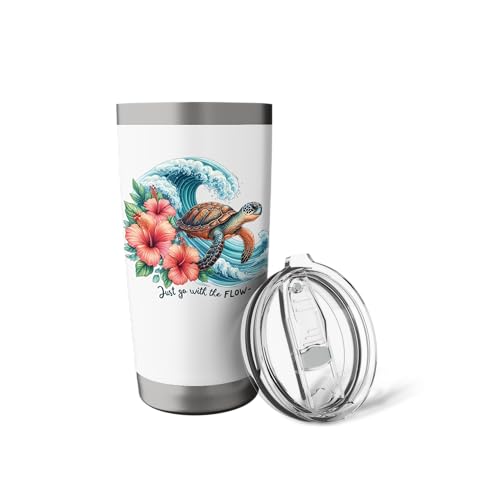 Just Go With The Flow Stainless Steel Insulated Tumbler