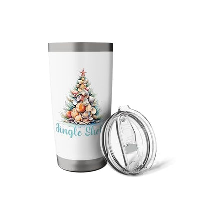 Jingle Shells Beachy Christmas Stainless Steel Insulated Tumbler