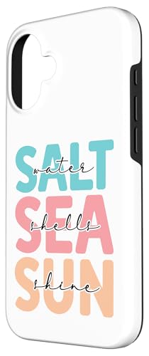Saltwater Seashells Sunshine Case for iPhone 16