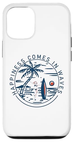 iPhone 15 Happiness Comes In Waves Surfer Case