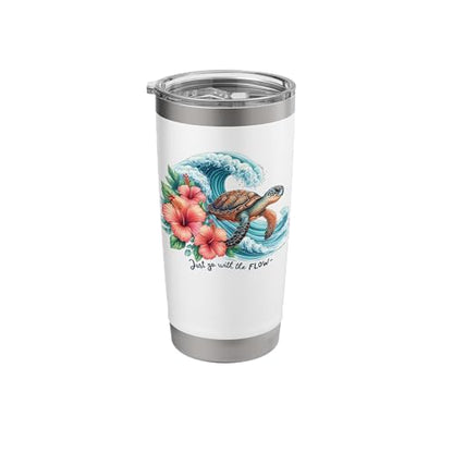 Just Go With The Flow Stainless Steel Insulated Tumbler