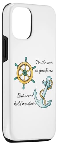 iPhone 15 Nautical Shipwheel Anchor Guide Case