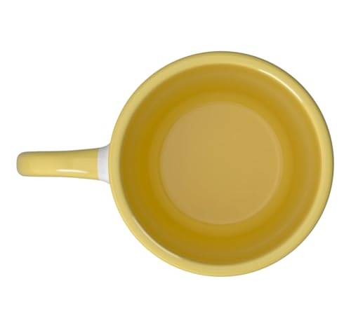 Salty Tropical Ceramic Mug, Yellow/White