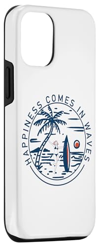 iPhone 15 Happiness Comes In Waves Surfer Case