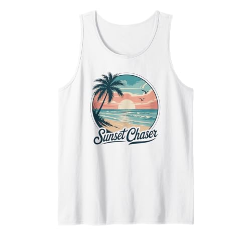Tropical Beach Sun Tank Top