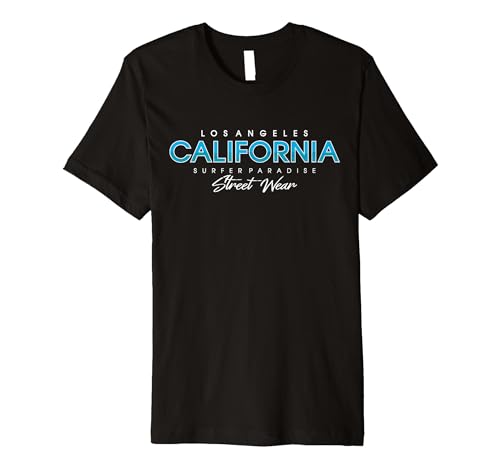 Los Angeles California Surfer Graphic Premium T-Shirt