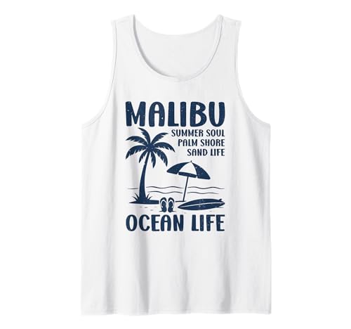 California Memories Malibu Ocean Life Tank Top