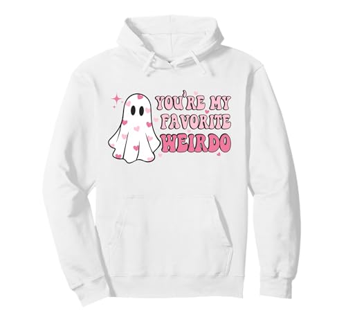 Valentine's Day Ghost Pullover Hoodie