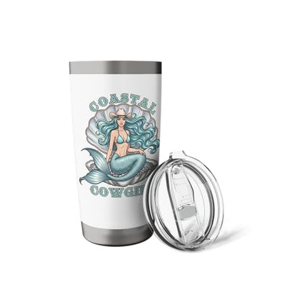 Mermaid Aesthetic Coastal Cowgirl Stainless Steel Insulated Tumbler